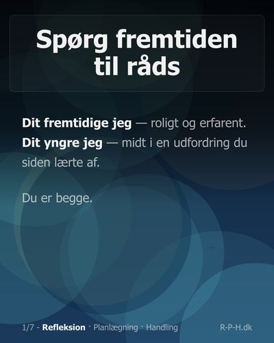 Forside: Mød dit fremtidige jeg